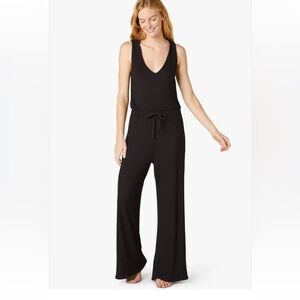 Black Sleeveless Jumpsuit - beyond yoga